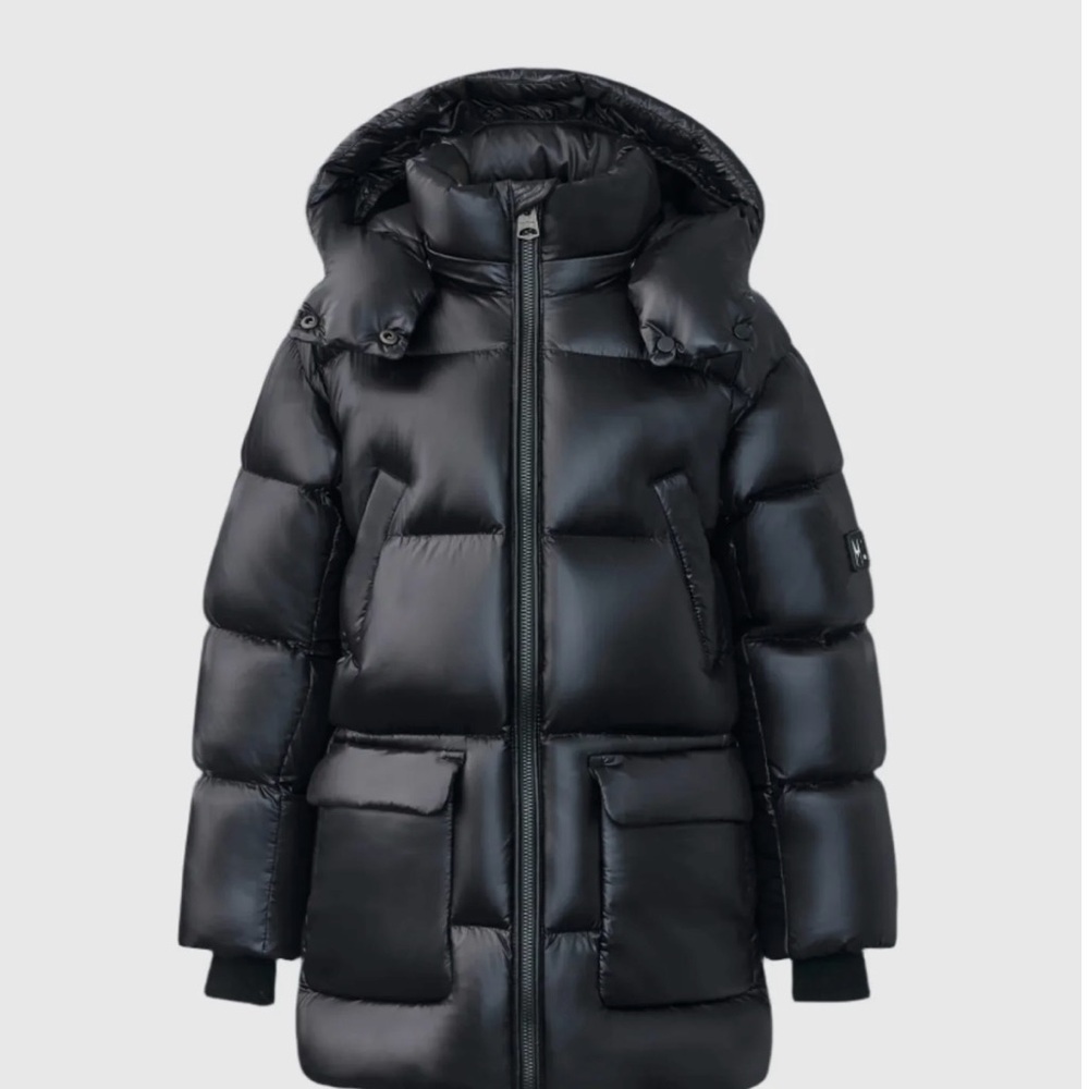 KENNIE Lustrous light down parka with hood for boys